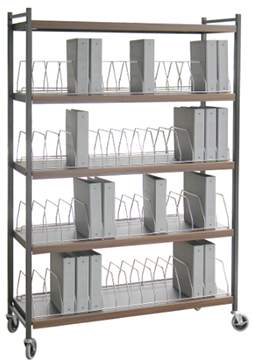 Large Vertical Open Chart Rack